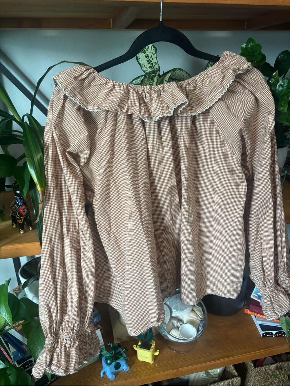Things Between Teagan Blouse in Almond | Medium - Picture 7 of 7
